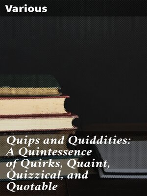 cover image of Quips and Quiddities